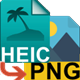 HEIC (iPhone image format) to PNG