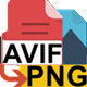AVIF to PNG